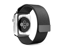 Ремешок Watch Series 42mm/44mm/45mm/49mm Milanese Loop черный