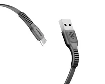 яяяКабель Baseus tough series microUSB - USB черный, 1м