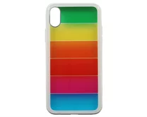 Чехол iPhone X/XS Rainbow Case (белый)