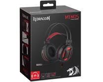 Комп. игровая гарнитура Redragon Minos (красный+черный)