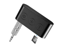 Bluetooth ресивер BR03, 3.5 jack, microSD card, черный