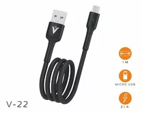 Кабель GSM microUSB - USB V-22 черный