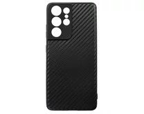 Чехол Samsung S21 Ultra Carbon (черный)