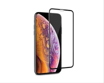 Защитное стекло iPhone X/XS/11 Pro 3D (тех упак) черное