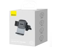 Авт. держатель Baseus Easy Control Clamp Car Mount Holder (Air Outlet Version) черный