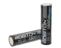 Аккумулятор Robiton 18650 1800NP-PK1 3.7B, 1800 mAh, Li-Ion