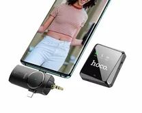 Микрофон петличный беспроводной Hoco S31 (3 в 1) для Type-C, iPhone, 3.5jack 