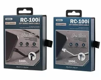 Кабель Remax RC-100i Lightning - USB черный, 1м