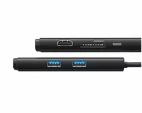 Type-C HUB Baseus Lite Series 6-Port Type-C to HDMI+USB3.0*2+PD+SD/TF (черный)