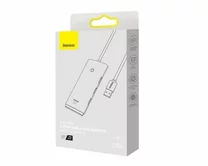 USB HUB Baseus Lite Series USB-A to USB 3.0*4, 25см (черный)