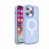 Чехол iPhone 12 Pro Max Matte Case MagSafe (лиловый)