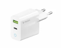 СЗУ-1USB + USB-C Deppa PD 3.0, QC 3.0, 33Вт, белый