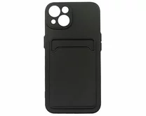 Чехол iPhone 13 TPU CardHolder (черный)