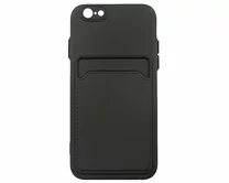 Чехол iPhone 6/6S TPU CardHolder (черный)