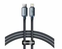 Кабель Baseus Crystal Shine Series Cable Type-C - Lightning PD 20W синий, 1,2м