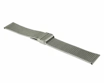 Ремешок Samsung/Huawei/Amazfit GTR 22mm Mesh metal band серебро