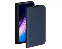 Чехол книжка Xiaomi Redmi Note 8T Deppa Book Cover Silk Pro (синий)