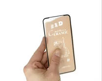 Защ. стекло-плёнка iPhone 7/8/SE 2020/SE 2022 Ceramics матовое черное, 0.1 mm