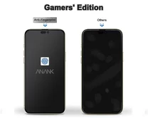 Защ. стекло iPhone 12 mini ANANK Anti-fingerprint (для игр, не отставляет отпечатков пальцев) матовое черное   