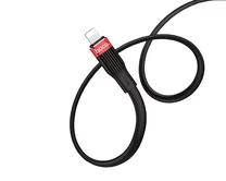 Кабель Hoco U72 Lightning - USB черный, 1,2м