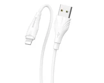 Кабель Borofone BX18 Lightning - USB белый, 2м