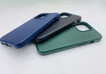 Чехол iPhone 13 Pro Max Classic Leather (черный)