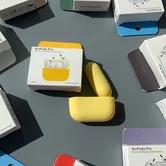 Чехол AirPods Pro Silicone Thin (#13 Yellow)