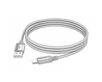 Кабель Borofone BX108 Type-C - USB серый, 1м