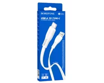 Кабель Borofone BX85 Type-C - USB белый, 1м