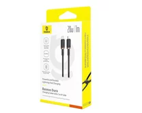 Кабель Baseus Dura Series Fast Charging Cable Type-C - Lightning PD 20W золото-черный, 1м